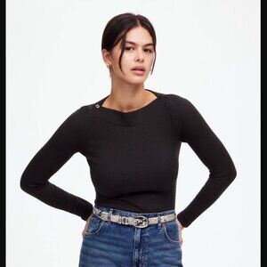 Madewell Boatneck Long-Sleeve Tee